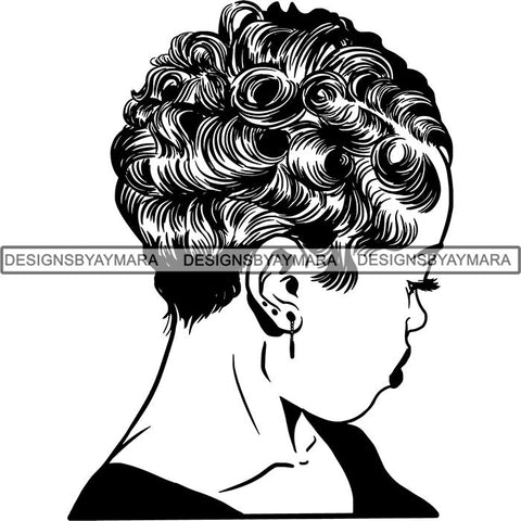 Afro Latina Woman SVG Cutting Files For Silhouette Cricut and More