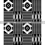 Kente African Pattern African American Culture SVG Cutting Files For Cricut and Silhouette