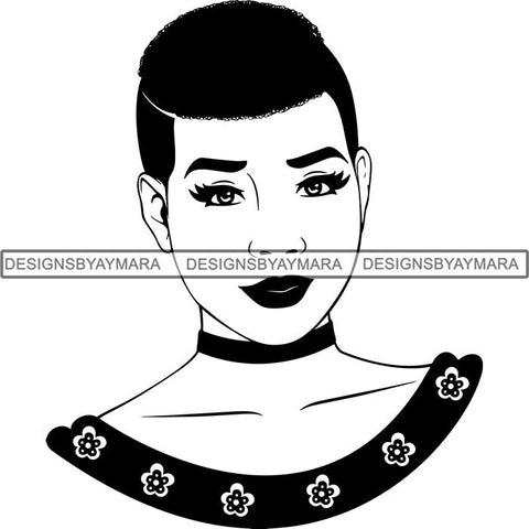 Afro Latina Woman SVG Cutting Files For Silhouette Cricut and More
