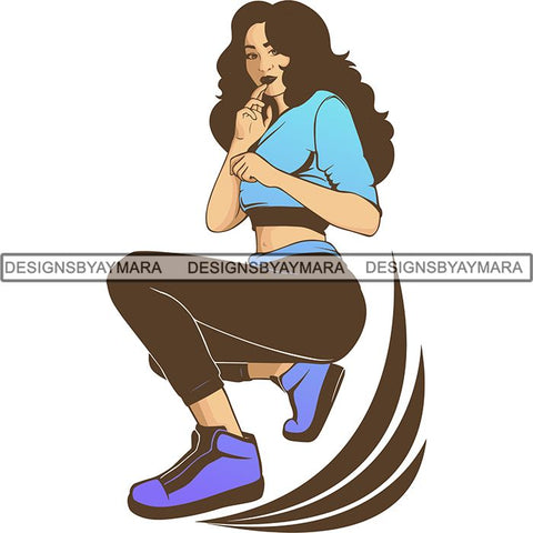 Afro Beautiful Woman Goddess Diva Classy Lady .SVG Cut Files For Silhouette and Cricut