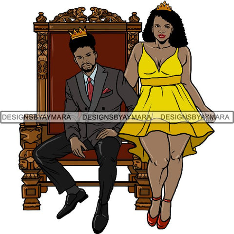 King and Queen Rey Reina Couple Life Goals PNG Print Files Not For Cutting