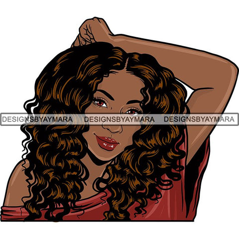 Afro Melanin Popping Nubian Queen SVG Cutting Files For Silhouette Cricut and More