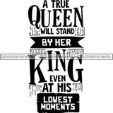 Kind and Queen True Love Quotes .SVG Files For Silhouette and Cricut