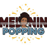 Melanin Popping Black Diamond Dope Nubian Black Girl Magic .SVG Cutting Files For Silhouette Cricut and More