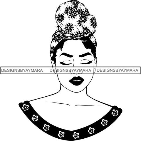 Afro Latina Woman SVG Cutting Files For Silhouette Cricut and More