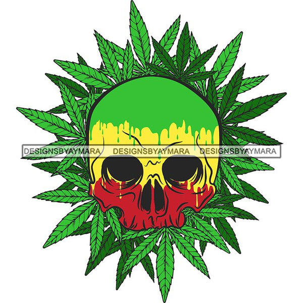 Rasta Weed Leaf Joint Blunt Pot Cannabis Hashish Grass Marijuana Medicinal Hemp Stoned High Life SVG Cutting Files