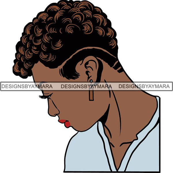 Afro Latina Woman SVG Cutting Files For Silhouette Cricut and More