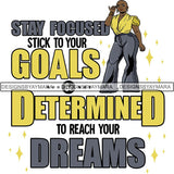 Boss Lady Afro Melanin Successful Black Woman Quotes SVG Cutting Files For Silhouette Cricut and More