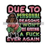 Afro Lola Diva Gangster Quotes .SVG Cutting Files For Silhouette and Cricut and More!