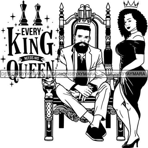 King and Queen Rey Reina Couple Life Goals SVG Cut Files For Silhouette and Cricut