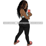 Fashion Diva Glamour Afro Classy Sexy Lady SVG PNG JPG Vector Files For Cutting and More