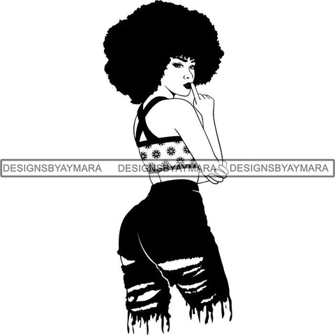 Afro Woman SVG Goddess Dope Diva Melanin .SVG Cut Files For Silhouette and Cricut