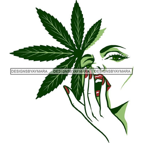 Weed Leaf Dope Cannabis Medical Marijuana Joint Blunt High Life SVG Cutting Files