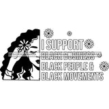 Black Lives Matter Humanity Social Protest Justice Racism Movement SVG PNG JPG Vector Cutting Files