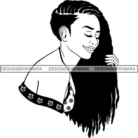 Afro Woman SVG Goddess Dope Diva Melanin .SVG Cut Files For Silhouette and Cricut