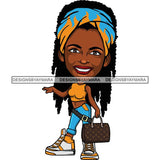 Cute Afro Lola Boss Lady Summer Fashion Dope Diva Glamour .SVG Cutting