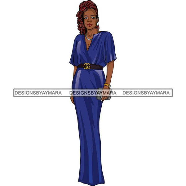 Bundle 6 Classy Afro Woman African American Goddess SVG PNG JPG Cutting Files