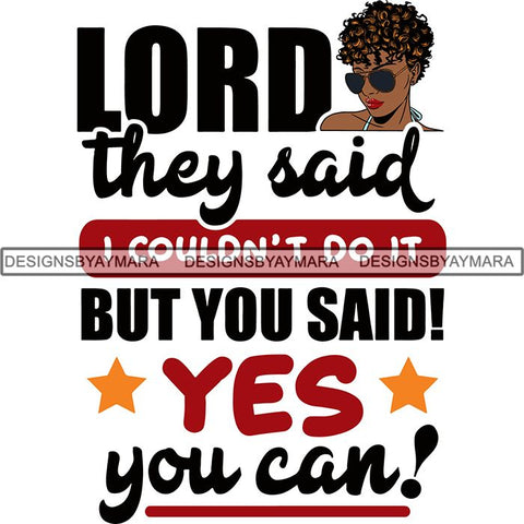 Afro Boss Lady Lord Life Quotes SVG Files For Cutting and More