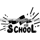 Back to School Cute Quotes .SVG Cut Files for Silhouette and Cutting