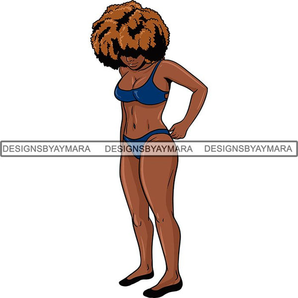 Afro Melanin Popping Nubian Queen SVG Cutting Files For Silhouette Cricut and More