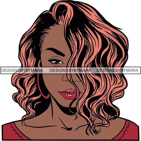 Afro Latina Woman SVG Cutting Files For Silhouette Cricut and More