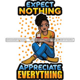 Afro Lola Drinking Wine Life Quotes .SVG Cutting Files For Silhouette and Cricut and More!