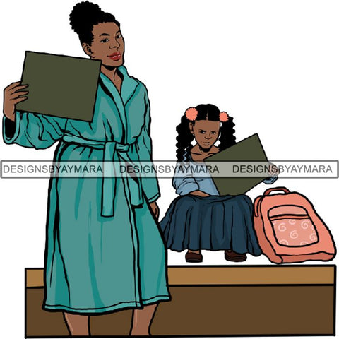 Back to School Kid Student Education Supplies .PNG Print File Not For Cutting