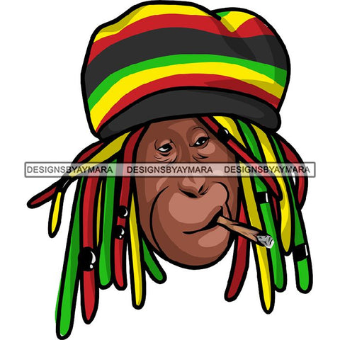 Rasta High Life Smoking Weed Everyday 420 Cannabis Pot Head Weed Leaf Grass Marijuana Joint Blunt Stoned SVG Cutting Files