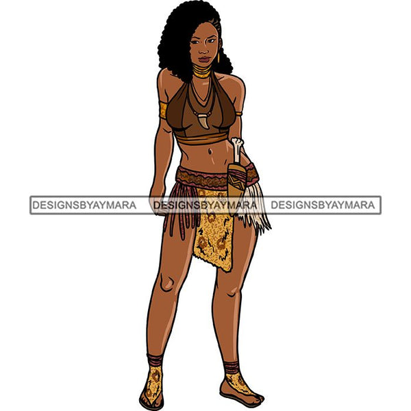 African American Woman Warrior Goddess Proud Roots Fighter Strong Build SVG Cutting Files