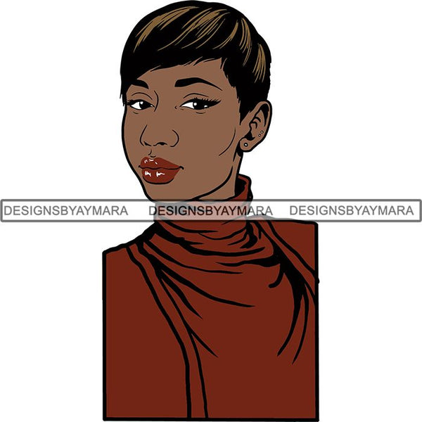 Afro Latina Woman SVG Cutting Files For Silhouette Cricut and More