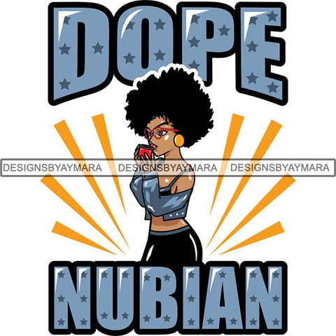 Afro Lola Boss Lady Quotes SVG Cutting Files For Silhouette Cricut and More