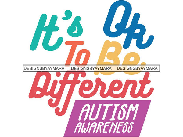 Autism Awareness Quotes PNG File For Print