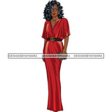 Bundle 6 Classy Afro Woman African American Goddess SVG PNG JPG Cutting Files