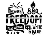 4th of July SVG Quotes Cut Files For Silhouette and Cricut