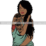 Afro Woman Goddess Diva Melanin Love Sensual .SVG Cut Files For Silhouette and Cricut and More!