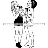 Best Friends Forever Girls Women Ladies Buddy Sister Girlfriends SVG Files For Cutting and More!