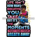 Afro Lola Drinking Wine Life Quotes .SVG Cutting Files For Silhouette and Cricut and More!