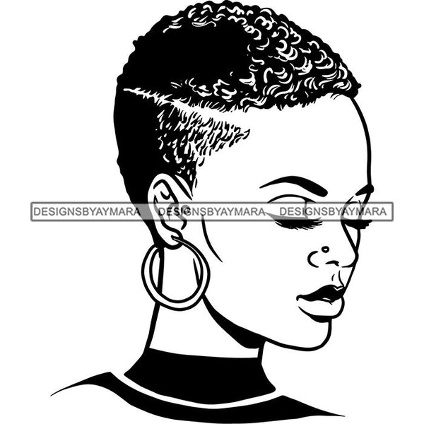 Afro Woman Goddess Hot Seller Design SVG Cutting Files