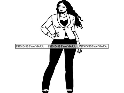 Classy Boss Lady SVG Cut Files for Silhouette and Cricut