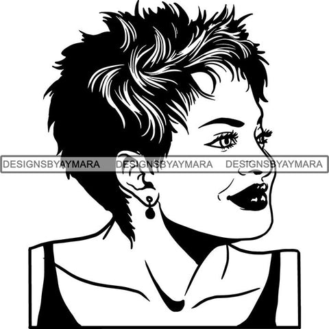 Afro Latina Woman SVG Cutting Files For Silhouette Cricut and More