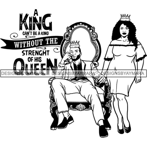 King and Queen Rey Reina Couple Life Goals SVG Cut Files For Silhouette and Cricut