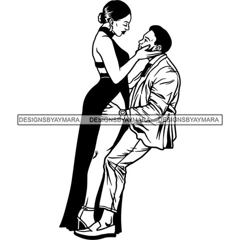 Happy Couple Relationship Goals Soulmates Man Woman Together Marry True Love SVG Cutting Files