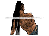 Tattoo Nubian Goddess PNG Files For Print Not For Cutting