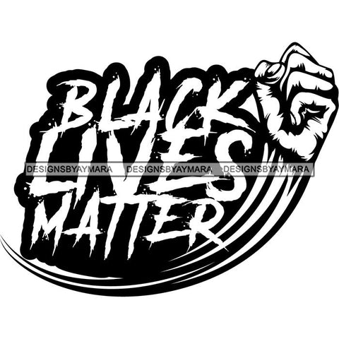 Black Lives Matter Humanity Social Protest Justice Black-Owned Businesses SVG PNG JPG Vector Cutting Files