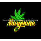 Ganja Narcotic Joint Blunt Weed Leaf Hydroponics Cannabis Woman Smoking Grass Marijuana SVG Cut Files