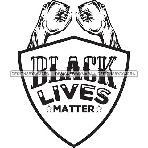 Black Lives Matter Humanity Social Protest Justice Black-Owned Businesses SVG PNG JPG Vector Cutting Files