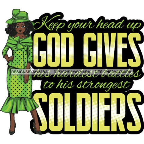 Afro Classy Lola Church Lady God Lord Quotes .SVG Clipart Vector Cutting Files For Circuit Silhouette Cricut and More!