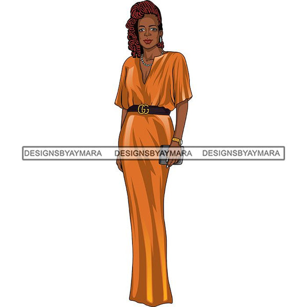 Bundle 6 Classy Afro Woman African American Goddess SVG PNG JPG Cutting Files