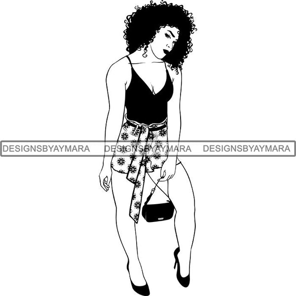 Afro Woman SVG Goddess Dope Diva Melanin .SVG Cut Files For Silhouette and Cricut