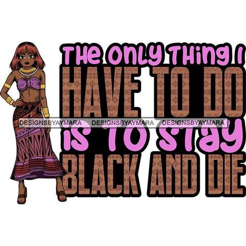 Afro Lola Black History Month Quotes .SVG Clipart Vector Cutting Files For Circuit Silhouette Cricut and More!